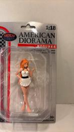 Figuur cosplay girl 1 American diorama 1.18, Hobby en Vrije tijd, Modelauto's | 1:18, Overige merken, Ophalen of Verzenden, Motor