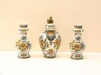 3 delig delft kaststel 32840, Gebruikt, Overige kleuren, Aardewerk of Porselein, Ophalen of Verzenden