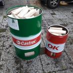 olie vat 200 liter 35.00 € 60 liter 17.50 doos 5 €, Tuin en Terras, Regentonnen, Minder dan 75 liter, Ophalen, Nieuw, Kunststof