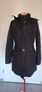 Woolrich jas mantel winterjas parka zwart maat M 36 38 igs, Ophalen of Verzenden, Gedragen, Maat 36 (S), Zwart
