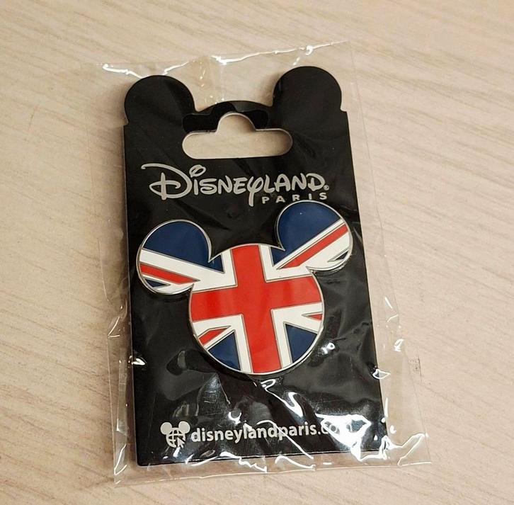 Mickey Mouse UK pin - Disneyland Parijs (nieuw), Verzamelen, Speldjes, Pins en Buttons, Nieuw, Speldje of Pin, Ophalen of Verzenden