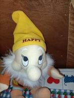 Dwerg Happy knuffel van de Sneeuwwitje en de 7 dwergen 30 cm, Kinderen en Baby's, Speelgoed | Knuffels en Pluche, Ophalen of Verzenden