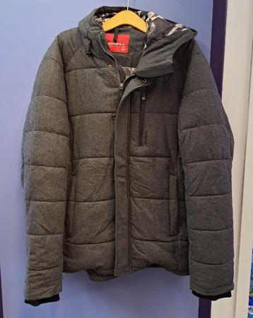 Dikke warme winterjas van O’Neill antracietgrijs 2XL 49636  beschikbaar voor biedingen