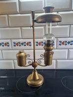 Antieke Koperen Olielamp, Antiek en Kunst, Ophalen
