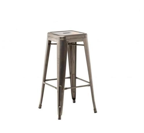 Tolix krukken, horeca stapel kruk metaal design  813, Huis en Inrichting, Barkrukken, Nieuw, Metaal, 5 krukken of meer, Ophalen of Verzenden