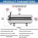 Waterzuiveraar - Waterfilter - voor Thuis, Niet ingevuld, Verzenden, Niet ingevuld, Nieuw