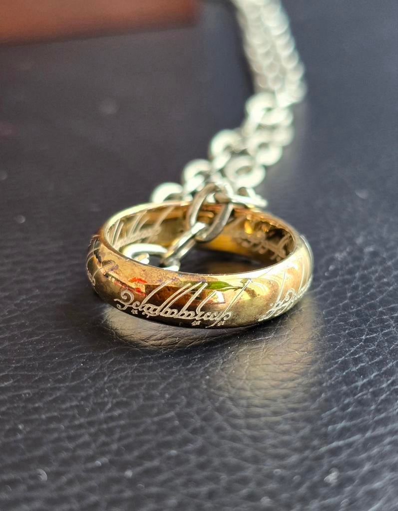 The Noble Collection - Lord of the Rings - The One Ring, Sieraden, Tassen en Uiterlijk, Ringen, 18 tot 19, Nieuw, Ophalen of Verzenden