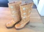 Sendra retro dames blokhaklaarzen lichtbruin, Kleding | Dames, Schoenen, Ophalen, Bruin, Zo goed als nieuw, Hoge laarzen