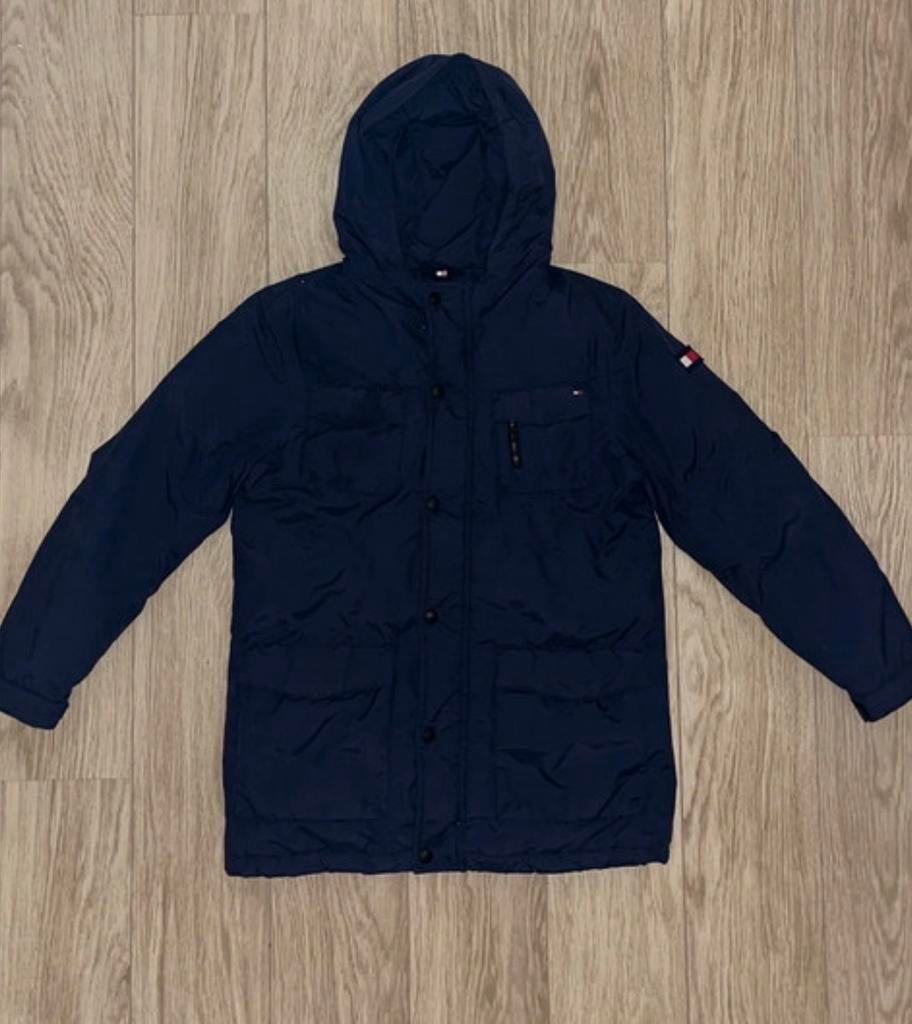 Tommy Hilfiger Jas, Kleding | Heren, Jassen | Winter, Zo goed als nieuw, Maat 48/50 (M), Blauw, Ophalen of Verzenden