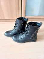 zwart leren boots/laarsjes maat 41, Kleding | Dames, Zwart, Lage of Enkellaarzen, Ophalen of Verzenden, Gedragen