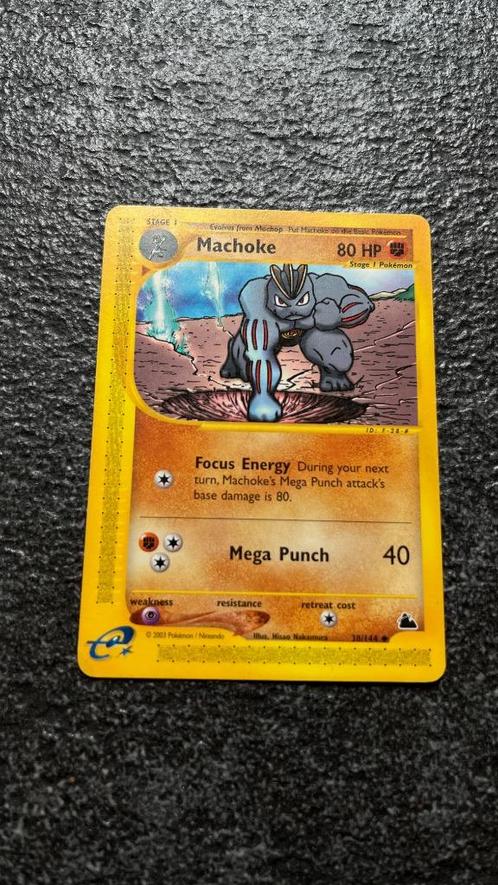 Machoke - Pokemon Skyridge, Hobby en Vrije tijd, Verzamelkaartspellen | Pokémon, Zo goed als nieuw, Losse kaart, Verzenden