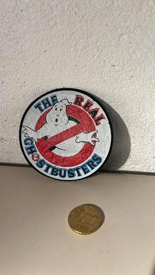Ghostbusters Strijk Patch vintage jaren 80, Verzamelen, Speldjes, Pins en Buttons, Zo goed als nieuw, Ophalen of Verzenden
