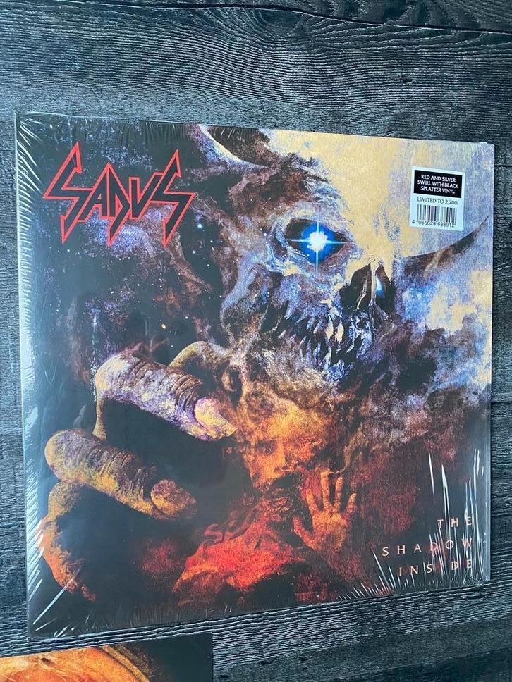 sadus the shadow inside lp trash death metal limited edition, Cd's en Dvd's, Vinyl | Hardrock en Metal, Nieuw in verpakking, Ophalen of Verzenden