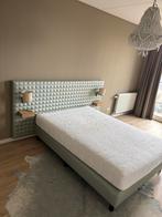 140x200 Bed incl. Hoofdbord & matras, Huis en Inrichting, Ophalen, Tweepersoons, 140 cm, Zo goed als nieuw