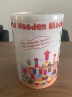 Blokkenton - houten blokken - 100-delig, Ophalen of Verzenden, Zo goed als nieuw, Overige merken