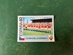 Panini plaatje team Tsjechoslowakije WK 1982, Ophalen of Verzenden