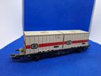 Marklin 4664 DB Containerwagen, Hobby en Vrije tijd, Modeltreinen | H0, Wisselstroom, Wagon, Ophalen of Verzenden, Zo goed als nieuw
