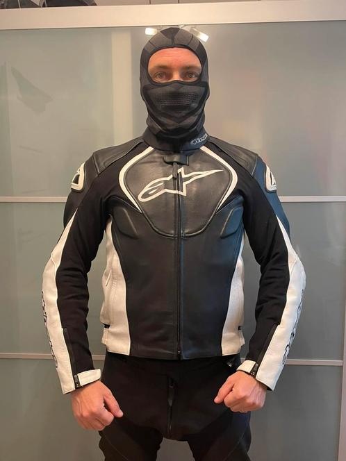 Alpinestars leren motorjas – maat 52, Motoren, Kleding | Motorkleding, Jas | leer, Tweedehands, Ophalen of Verzenden