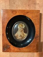 Miniatuur portret op ivoor, Antiek en Kunst, Ophalen of Verzenden