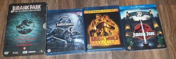 Jurassic Park setje - 1 dvd box en 3 blurays beschikbaar voor biedingen