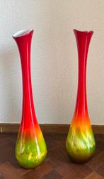 Vazen design, Ophalen of Verzenden, Overige kleuren, Glas, 50 tot 75 cm