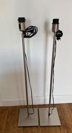 IKEA vloerlamp Alang 2x | RVS | verstelbaar, Huis en Inrichting, Lampen | Vloerlampen, Ophalen, Gebruikt, Metaal, 100 tot 150 cm