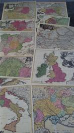 Prenttekeningen van europa11 x, Ophalen of Verzenden, Zo goed als nieuw, 1800 tot 2000, Landkaart