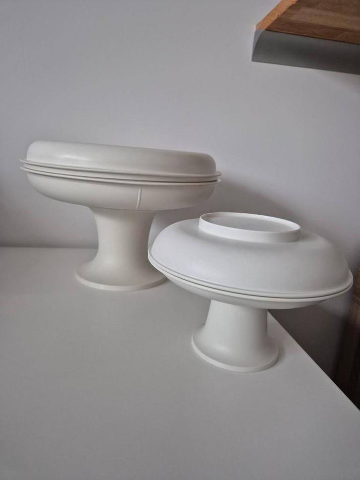 Tupperware Schalen Set/ serveer bak groot en klein, Huis en Inrichting, Woonaccessoires | Schalen en Manden, Gebruikt, Schaal