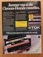 Advertentie TDK Cassette SA-C60 1977, Nederland, 1960 tot 1980, Knipsel(s), Ophalen of Verzenden