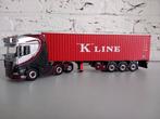 WSI DAF GX Frans Kamp met K Line 40 ft container, Ophalen of Verzenden, Nieuw, Bus of Vrachtwagen, Wsi