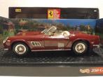 Ferrari 250GT California Spyder bordeaux Hot Wheels 1:18 KR, Ophalen of Verzenden, Zo goed als nieuw, Auto, Hot Wheels