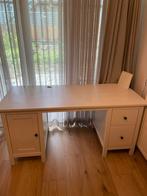 Witte Hemnes bureau Ikea - Zo goed als nieuw!, Huis en Inrichting, Bureaus, Ophalen, Zo goed als nieuw, Bureau