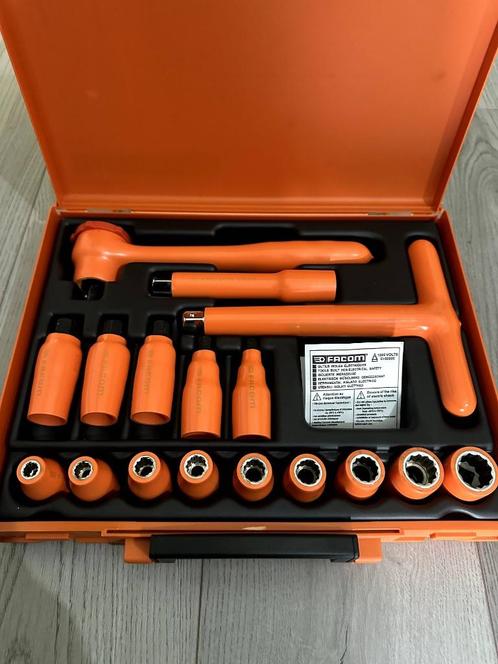 Facom S.401AVSE Geïsoleerde Doppenset 1000V (8-19mm), Auto diversen, Autogereedschap, Zo goed als nieuw, Ophalen of Verzenden