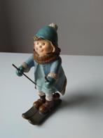 beeldje meisje op ski's, Ophalen of Verzenden, Zo goed als nieuw, Mens