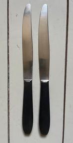 2 vintage tafelmessen apollonox met bakelieten handvat, Ophalen of Verzenden, Gebruikt, Overige materialen, Los bestek