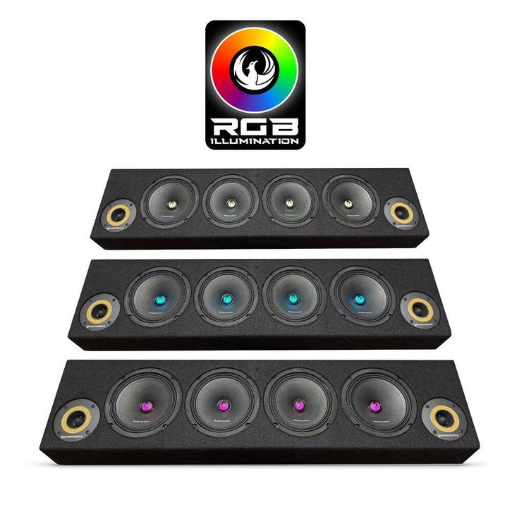 Phoenix Gold ZP65BOX – 1700W SPL Speaker Box / ZP65BOXRGB, Auto diversen, Autospeakers, Nieuw, Ophalen of Verzenden