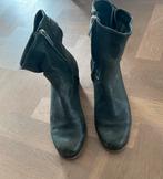 Leren laarsjes Shabbies mt 39 donkergroen, Kleding | Dames, Ophalen of Verzenden, Zo goed als nieuw, Groen