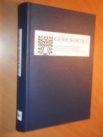 Gens nostra 1991. Nederlandse genealogische vereniging. beschikbaar voor biedingen
