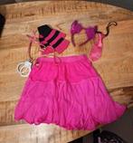 Roze Carnavalspakje met Petticoat en Accessoires | Carnaval, Carnaval, Ophalen of Verzenden, Kleding, Maat 36 (S)