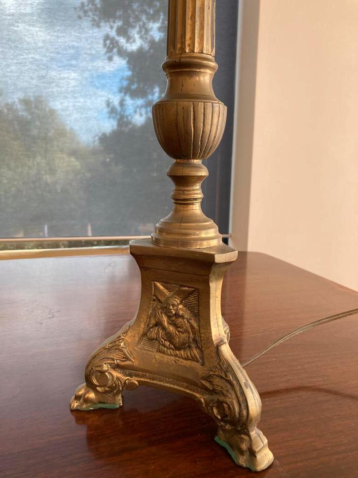 Messing Lampenvoet (tafel model) - Klassiek Design, Antiek en Kunst, Antiek | Lampen, Ophalen of Verzenden