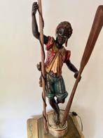 Antieke Lamp met Beeld, Ophalen