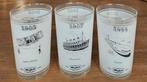 3 Mobil collectors glazen 1903,1907 en 1955, Ophalen of Verzenden, Gebruikt, Bierglas