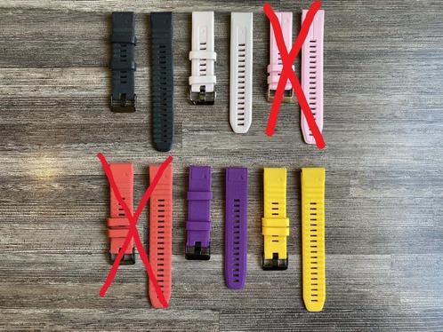 25006 20mm Polsbanden Garmin Fenix 5s/6s/7s, diverse kleuren, Sieraden, Tassen en Uiterlijk, Sporthorloges, Nieuw, Android, Ophalen of Verzenden