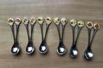 12x Vintage theelepel HCU kerstafbeelding, Ophalen of Verzenden, Gebruikt, Overige materialen, Los bestek