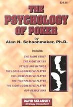 The Psychology of Poker - Alan N. Schoonmaker, Verzenden, Gelezen, David Sklansky, Denksport