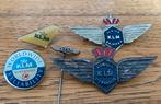 5x KLM uniform speld broche pin, Ophalen of Verzenden, Zo goed als nieuw, Transport