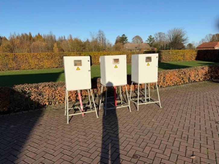 Bouwstroomkast, Stroomkast, Bouwkast, Meterkast,, Doe-het-zelf en Verbouw, Elektra en Kabels, Gebruikt, Overige typen, Ophalen of Verzenden
