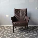 2 Montis Charly fauteuils donkerbruin leder, Niet ingevuld, Niet ingevuld, Leer, Ophalen of Verzenden