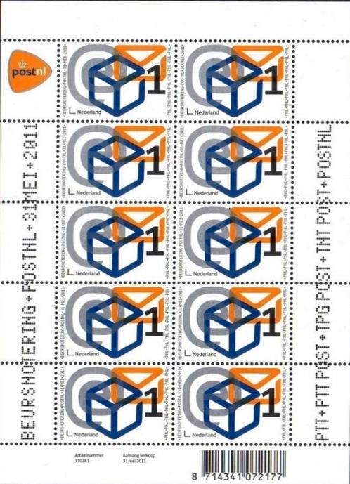 2011 Vel Beursnotering PostNL Postfris., Postzegels en Munten, Postzegels | Nederland, Postfris, Verzenden