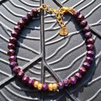 Mooie paarse armband., Sieraden, Tassen en Uiterlijk, Enkelbandjes en Enkelkettinkjes, Ophalen of Verzenden, Zo goed als nieuw